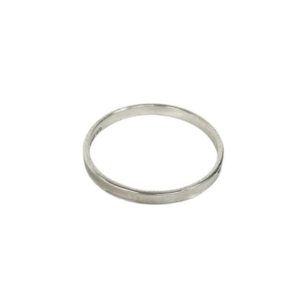 Tiffany & Co Vintage Narrow Bangle 925 Sterling Silver Bracelet — view 5