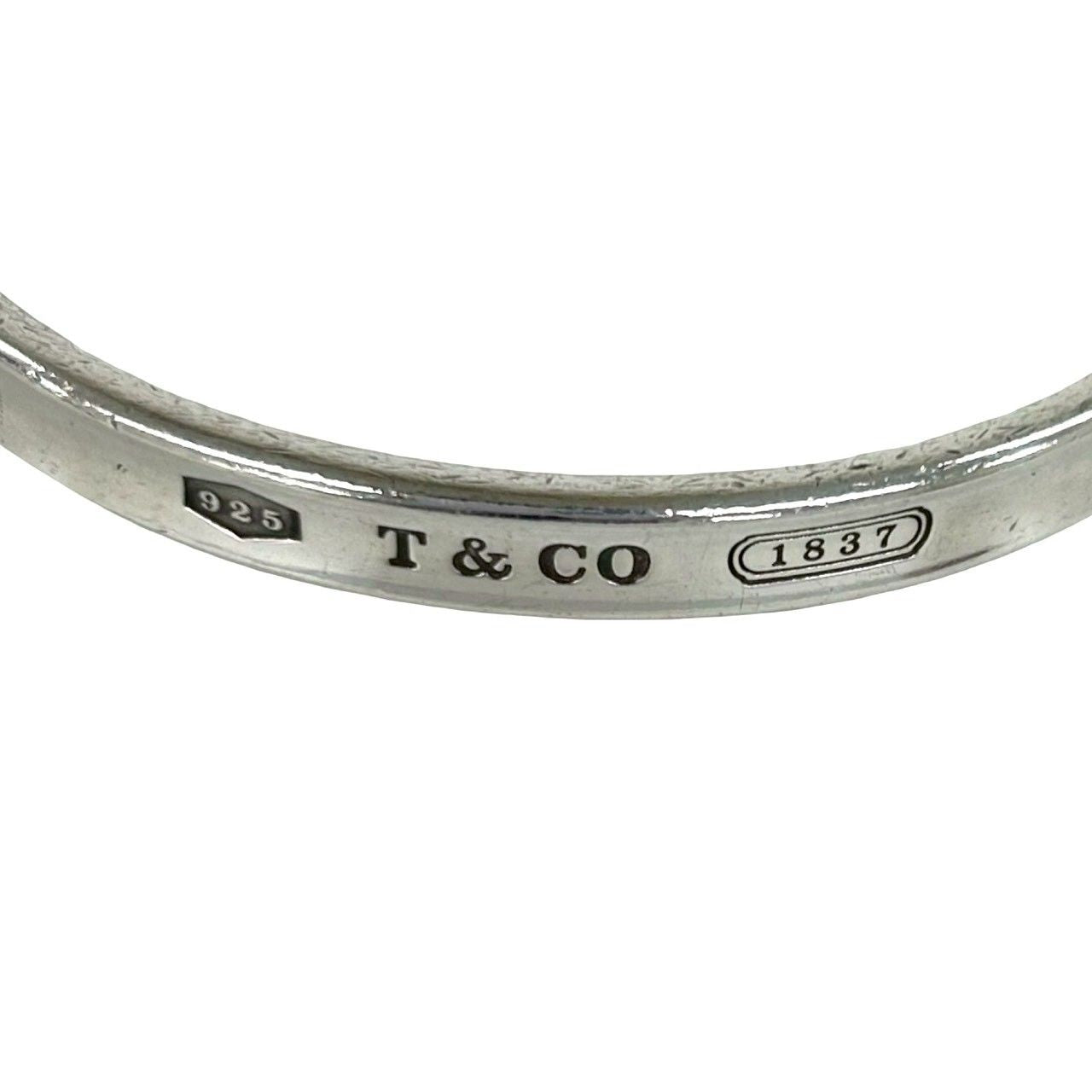 Tiffany & Co Vintage Narrow Bangle 925 Sterling Silver Bracelet — view 3
