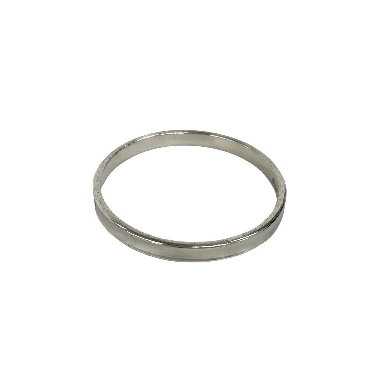 Tiffany & Co Vintage Narrow Bangle 925 Sterling Silver Bracelet — view 6