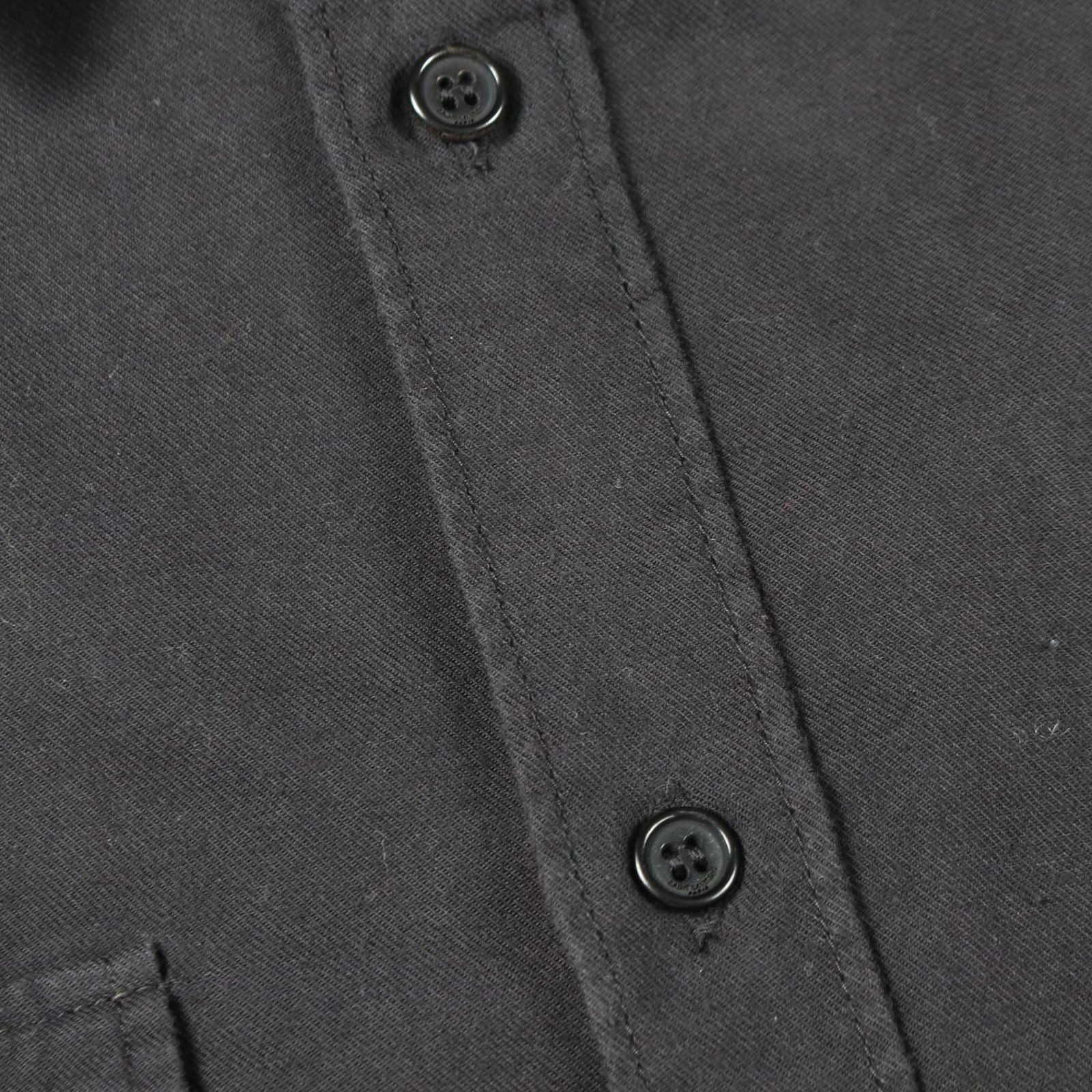 Saint Laurent Paris Military Long Sleeve Cotton Shirt — view 8