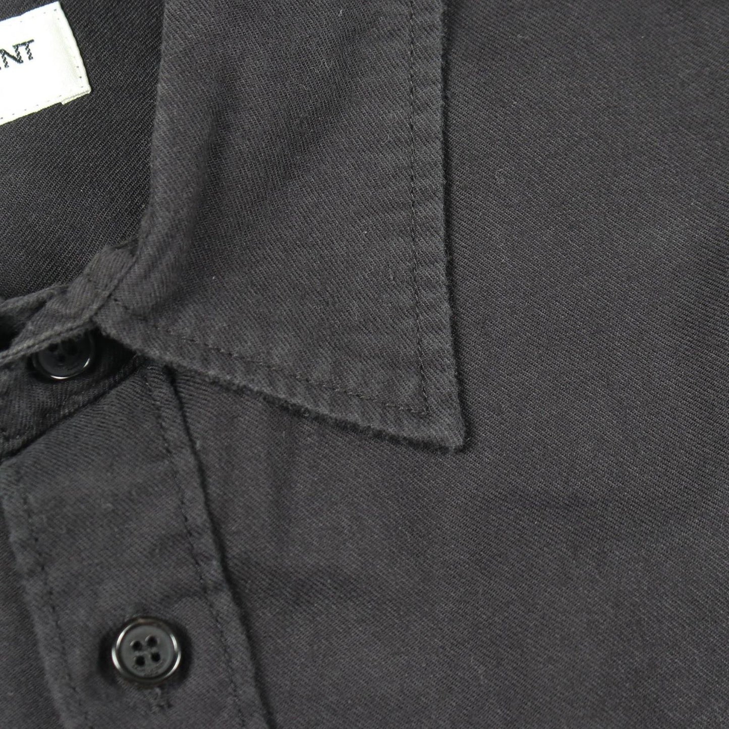 Saint Laurent Paris Military Long Sleeve Cotton Shirt — view 7