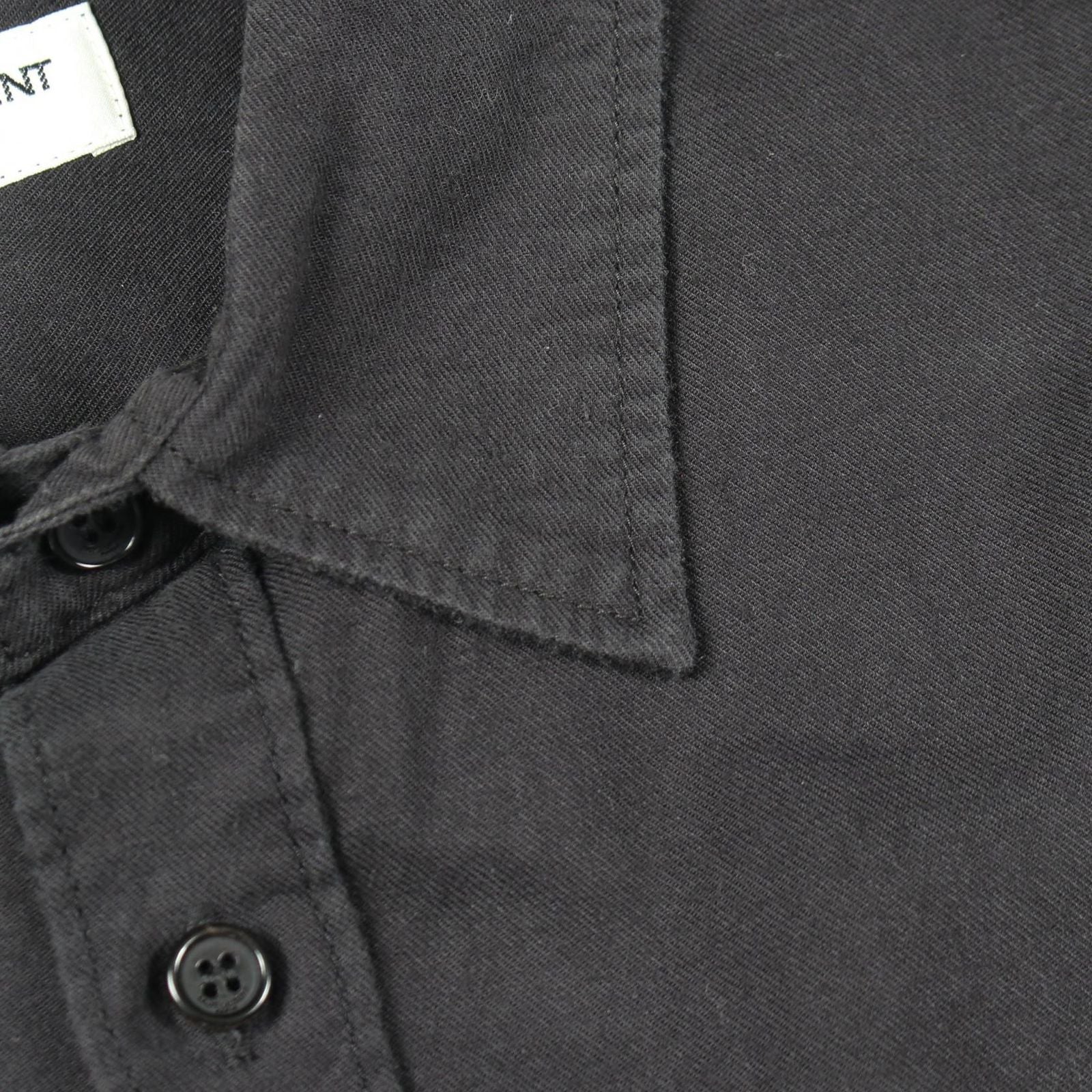Saint Laurent Paris Military Long Sleeve Cotton Shirt — view 7