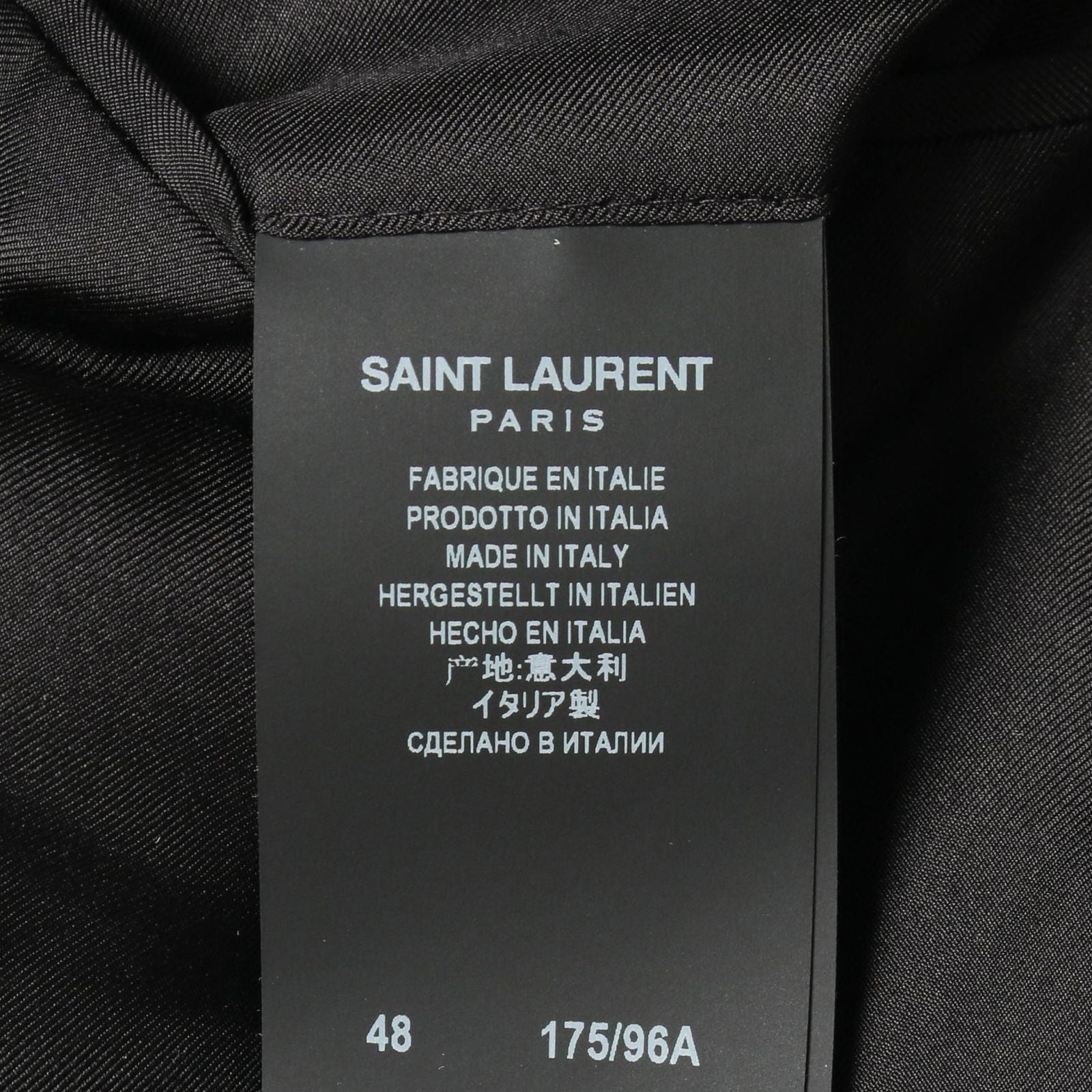 Saint Laurent Paris Teled Jacket Wool — view 6