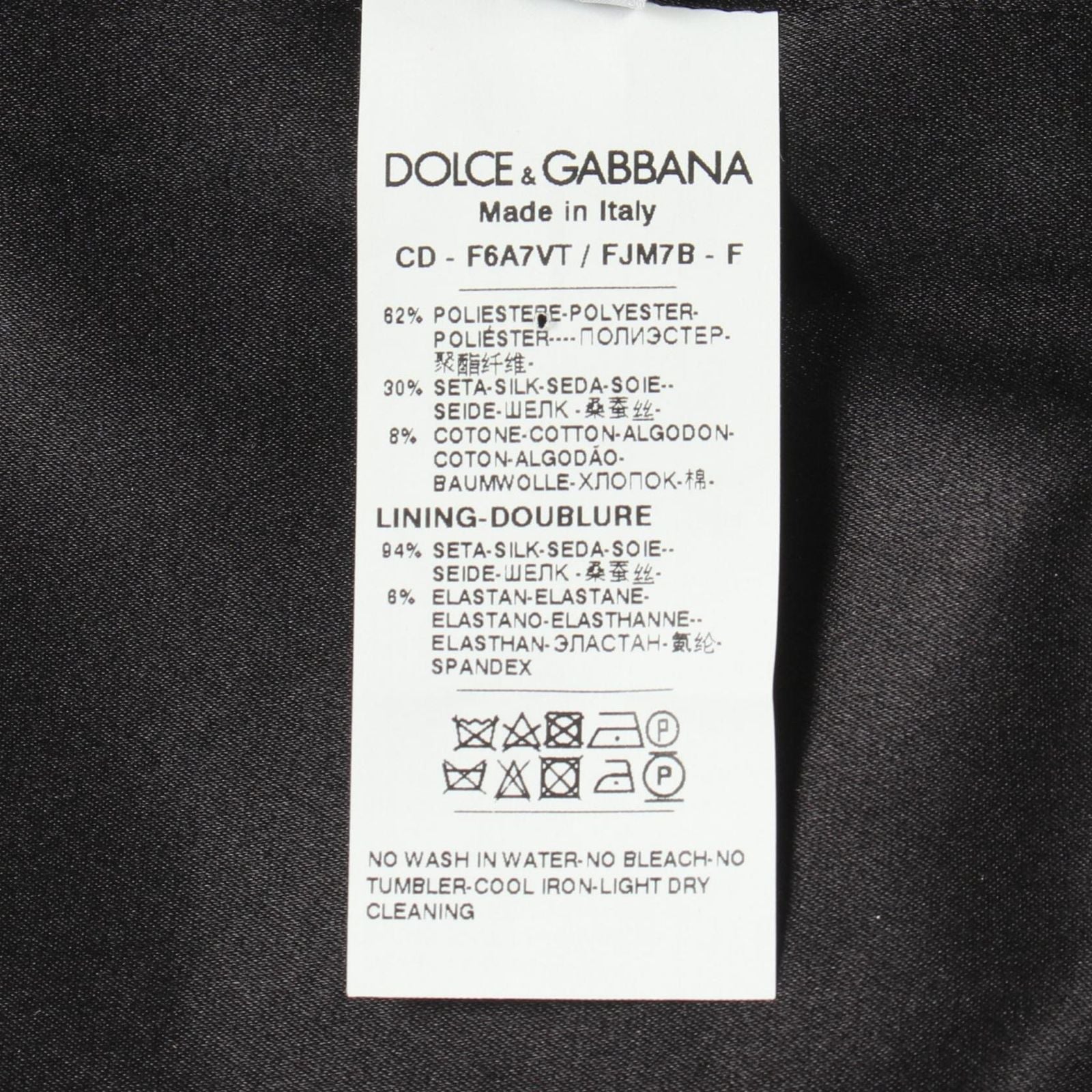 Dolce & Gabbana Dress Embroidery Sheath Contrast Silk — view 4