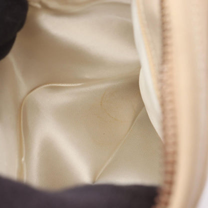 Chanel Shoulder Bag CC Logo Diamond Stitch Beige Lambskin Quilted — view 6