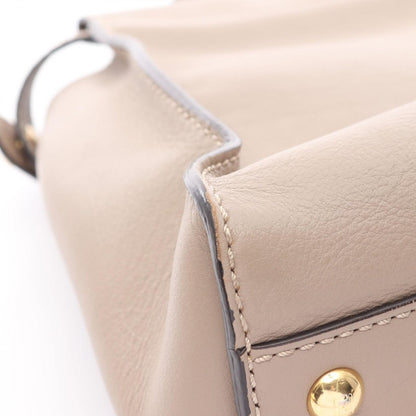 Fendi Handbag Peekaboo 2-Way Gray Leather Regular — view 8