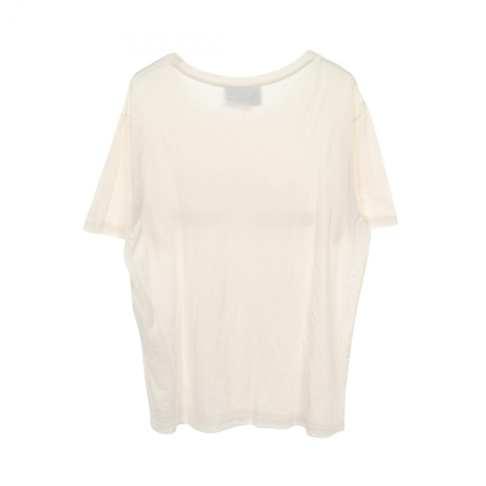 Gucci Top Logo Washed Distressed Cotton T-Shirt — view 2