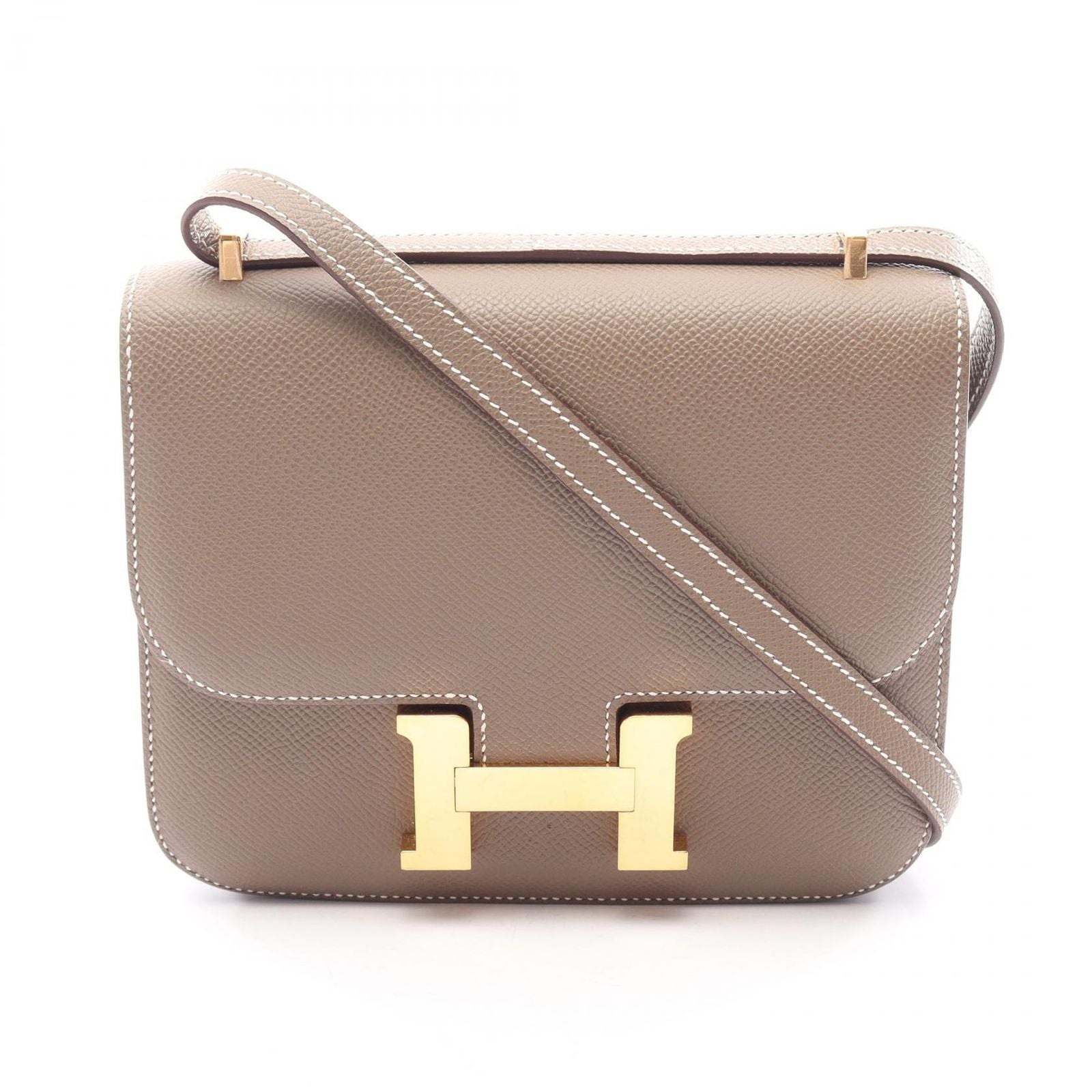 Hermes Shoulder Bag Constance 3 Mini Etoupe