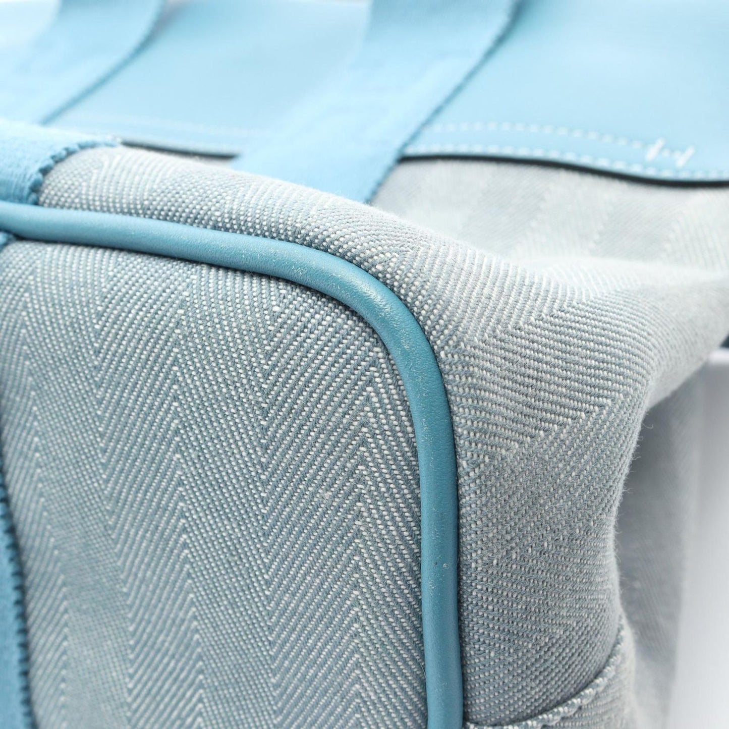 Hermes Handbag Valparaiso PM Blue Jean — view 8