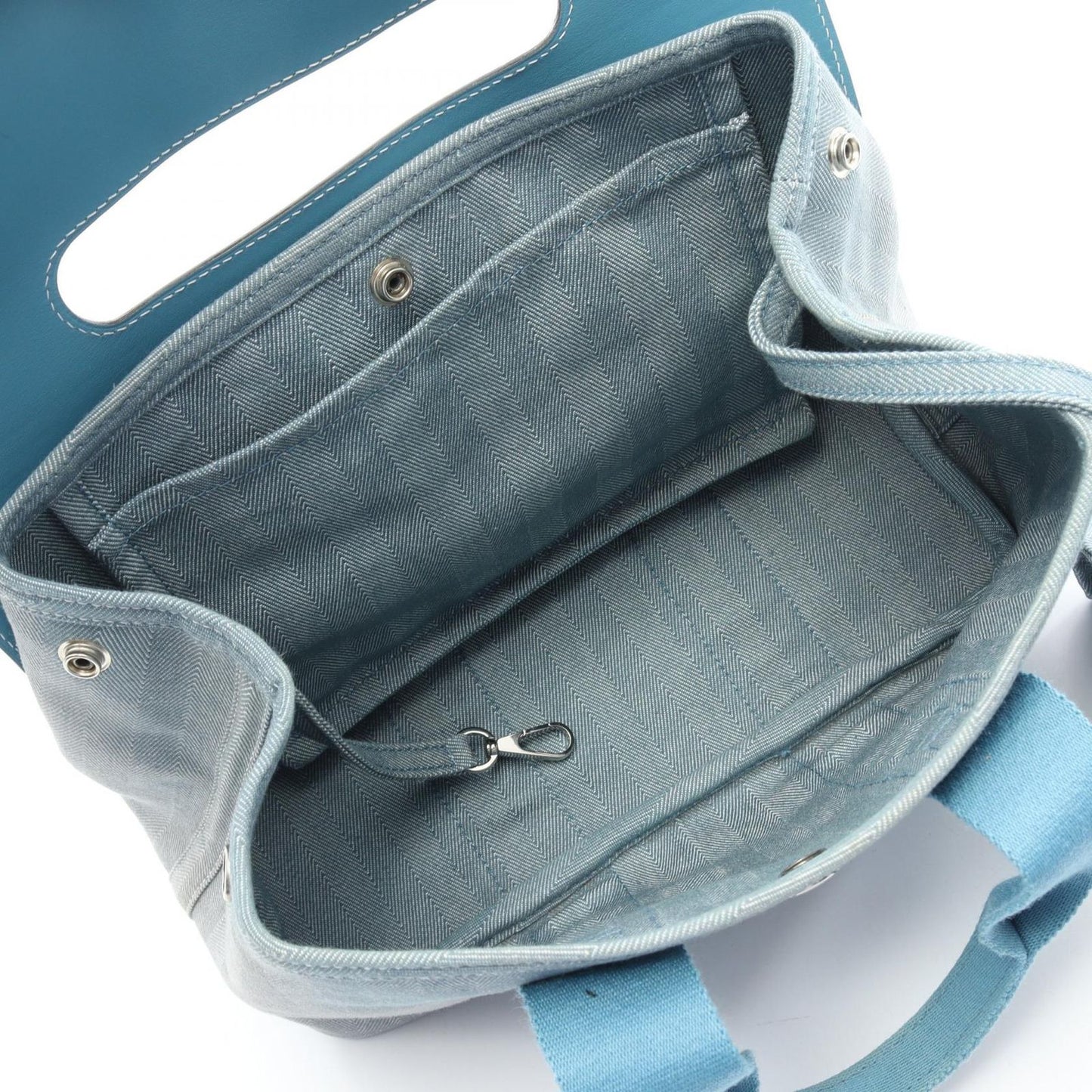 Hermes Handbag Valparaiso PM Blue Jean — view 3