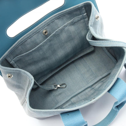 Hermes Handbag Valparaiso PM Blue Jean — view 3