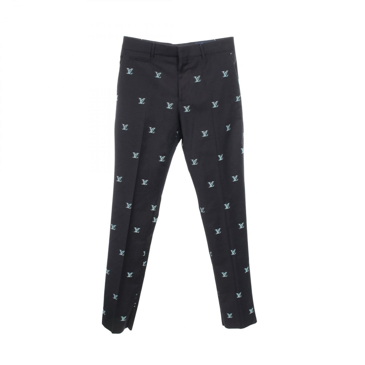 Louis Vuitton Pants LV Logo Jacquard Ur8 Wool Trousers