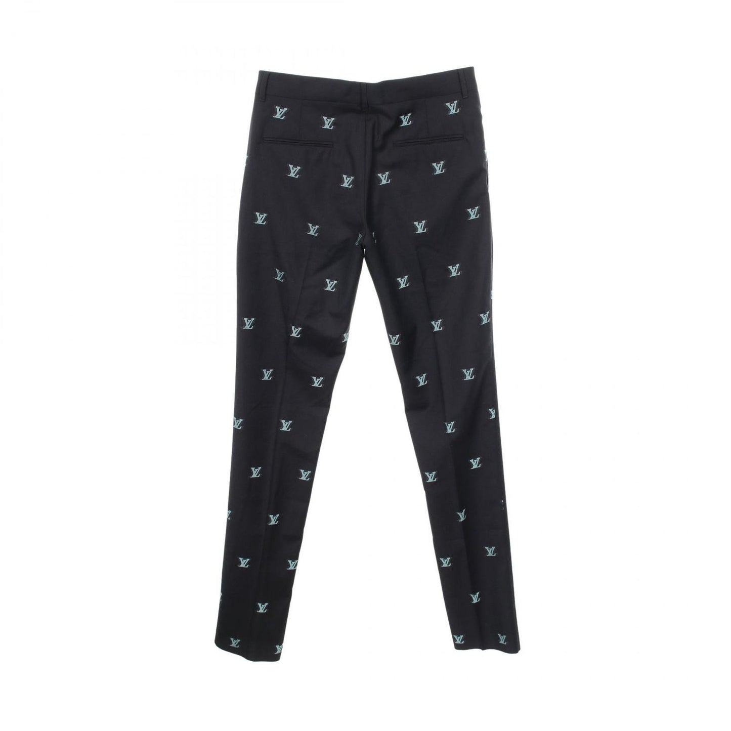 Louis Vuitton Pants LV Logo Jacquard Ur8 Wool Trousers — view 2
