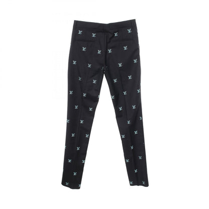 Louis Vuitton Pants LV Logo Jacquard Ur8 Wool Trousers — view 2
