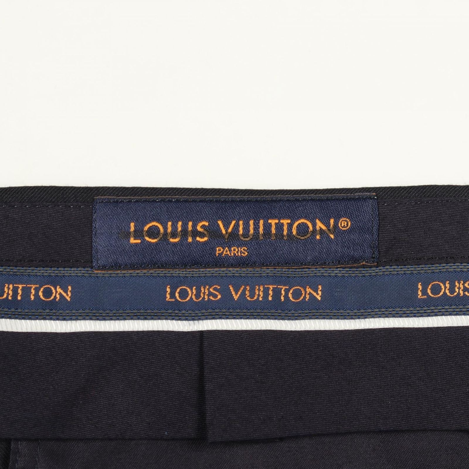 Louis Vuitton Pants LV Logo Jacquard Ur8 Wool Trousers — view 3