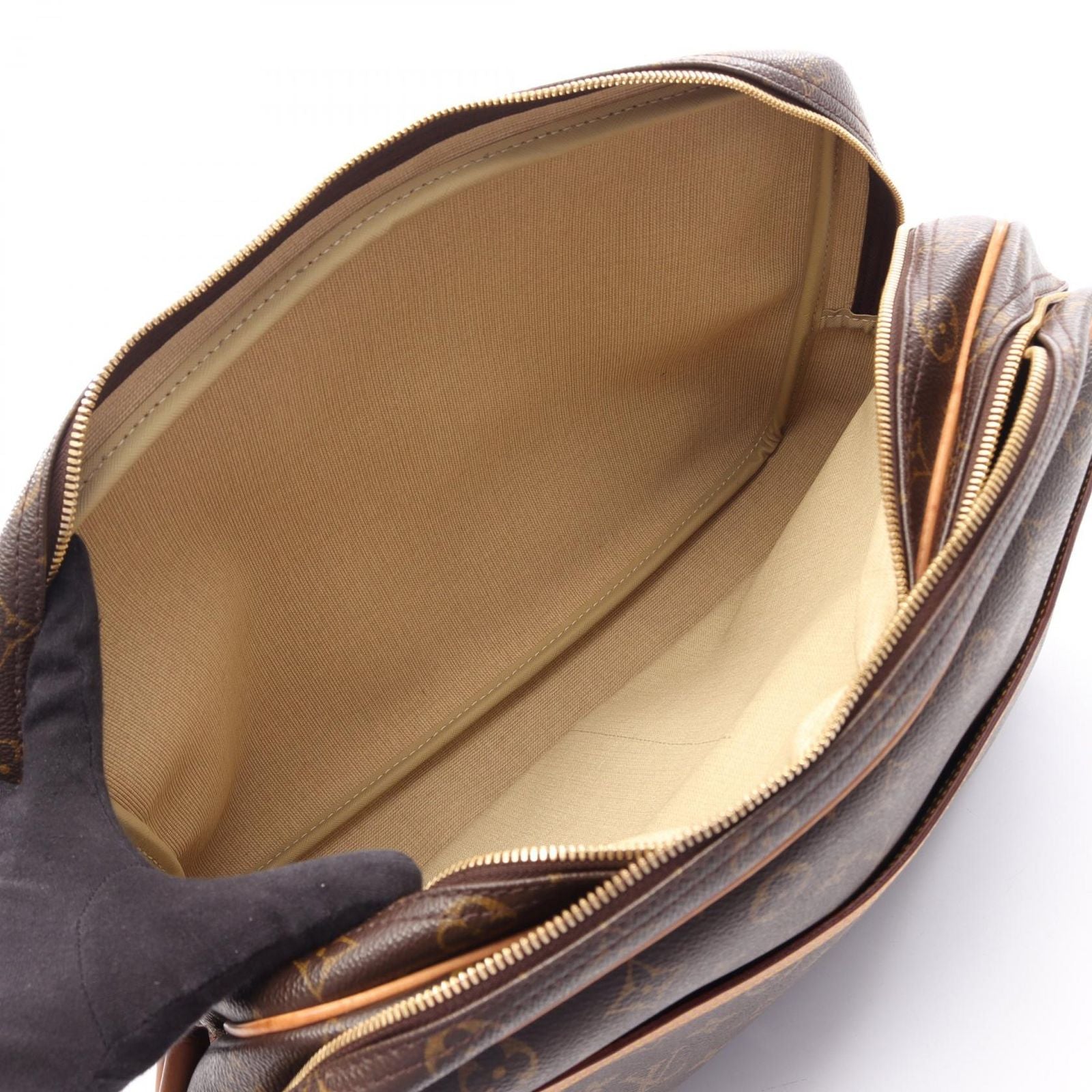Louis Vuitton Shoulder Bag Reporter GM Canvas Leather — view 4