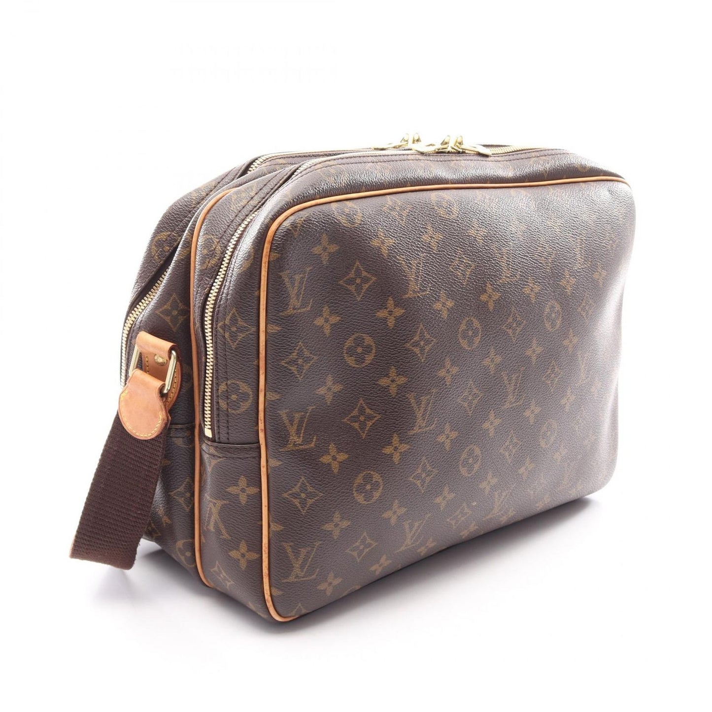 Louis Vuitton Shoulder Bag Reporter GM Canvas Leather — view 2