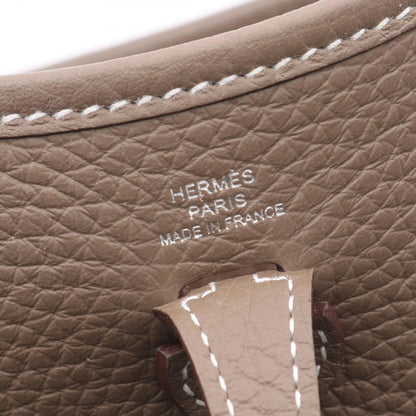 Hermes Shoulder Bag Evelyne TPM Amazon Etoupe Leather TPM — view 4