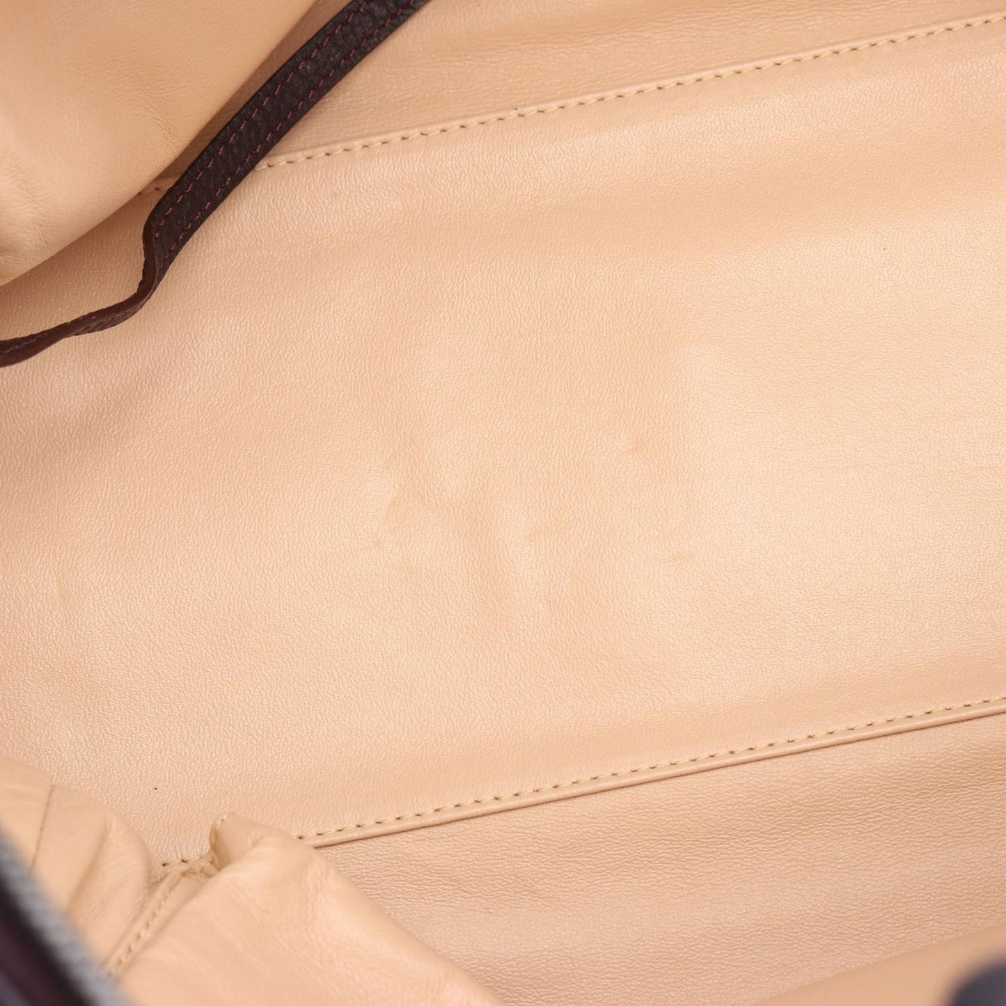 Chanel Line Dark Brown Leather CC Logo Boston — view 7