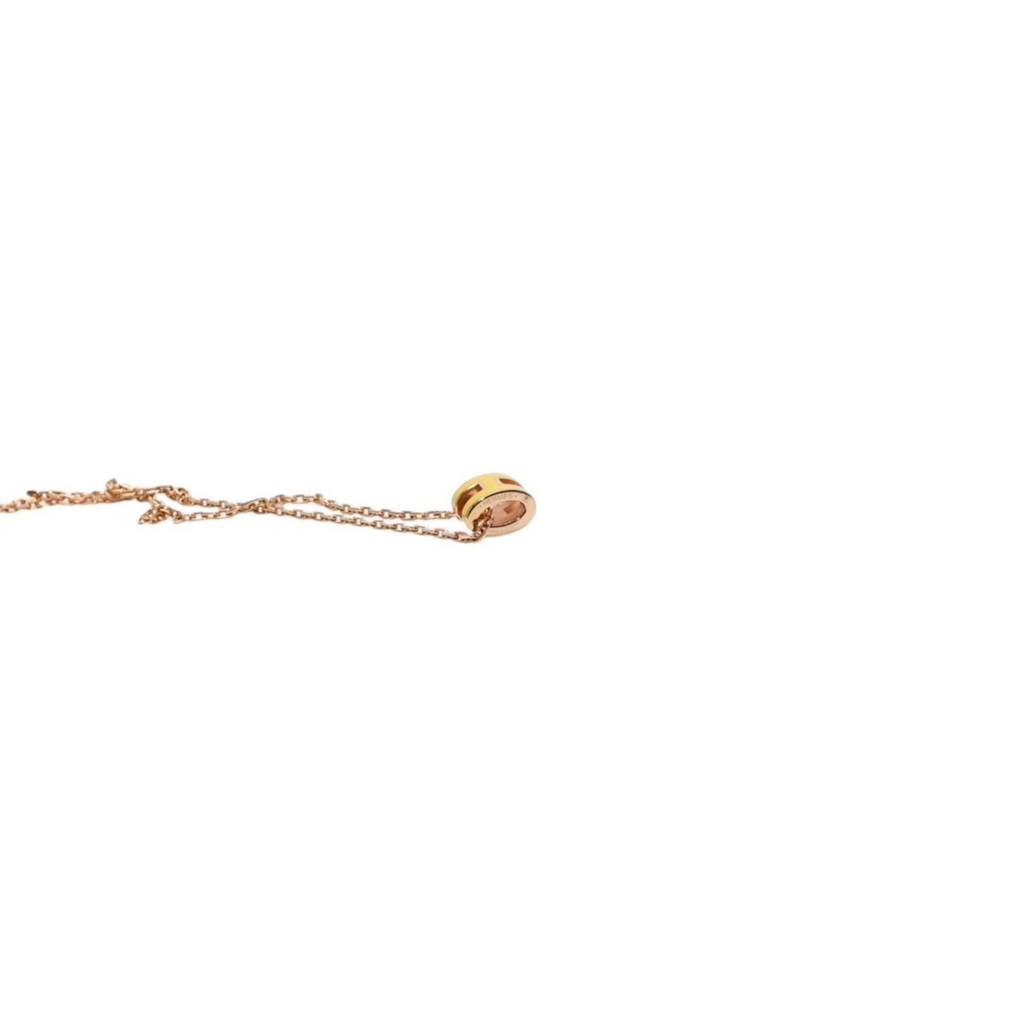 Hermes Mini Pop H Necklace H Pendant Yellow Gold — view 6