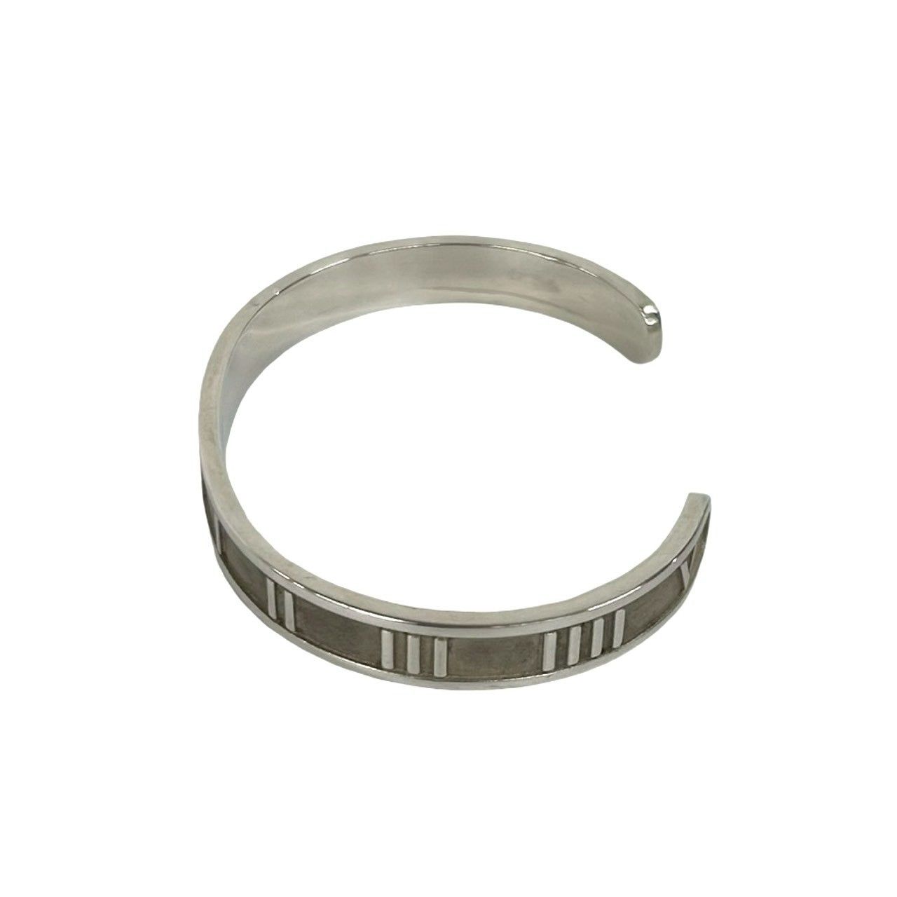 Tiffany & Co Vintage Atlas Bangle 925 Sterling Silver Bracelet — view 5