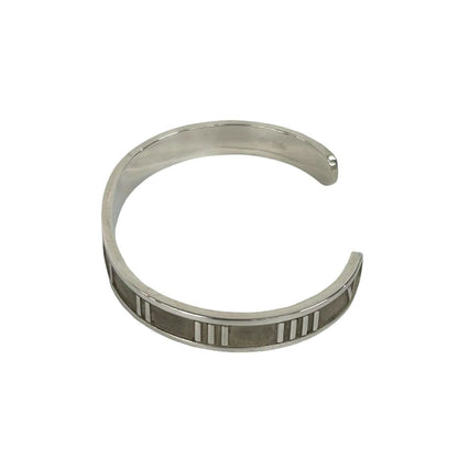 Tiffany & Co Vintage Atlas Bangle 925 Sterling Silver Bracelet — view 5