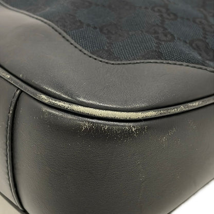 Gucci Handbag Bamboo Black Light Brown 2-Way Leather — view 6