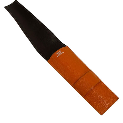 Hermes Pen Case Hugo Orange — view 3
