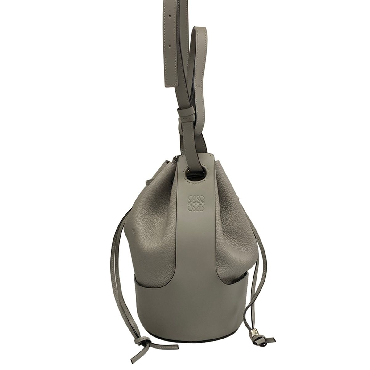 Loewe Shoulder Bag Balloon Gray Leather — view 2