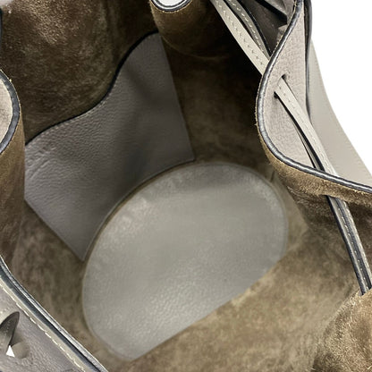 Loewe Shoulder Bag Balloon Gray Leather — view 7