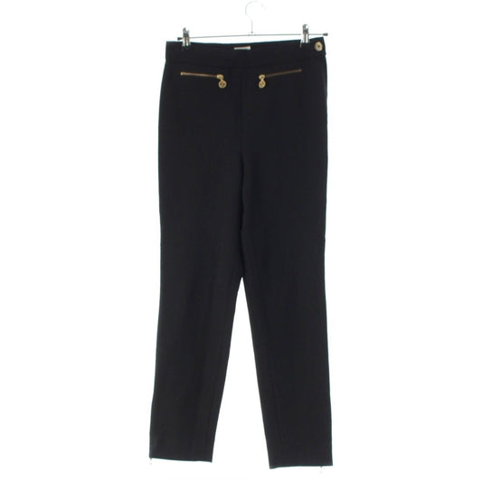 Chanel Vintage Wool CC Logo Pants Black 40