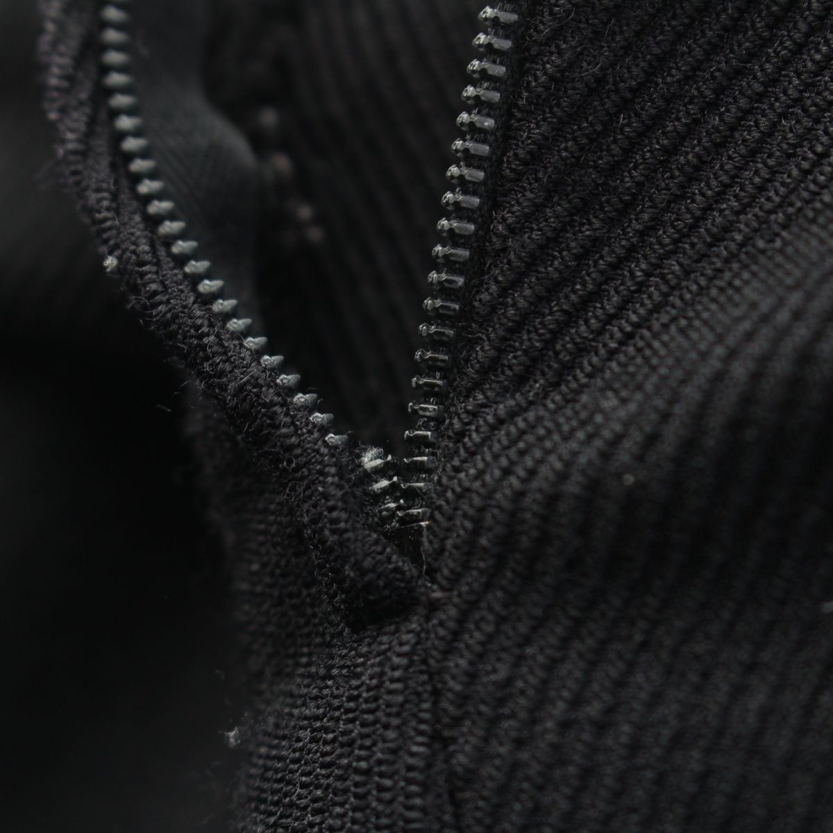 Chanel Vintage Wool CC Logo Pants Black 40 — view 9