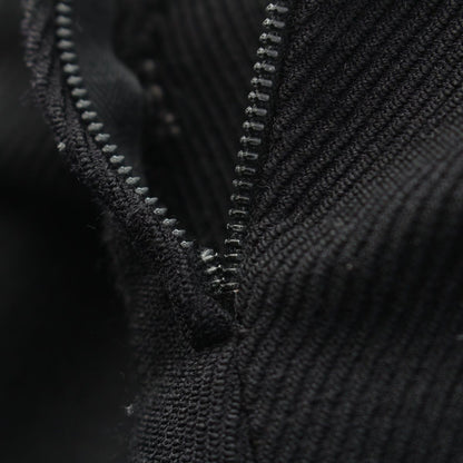 Chanel Vintage Wool CC Logo Pants Black 40 — view 9