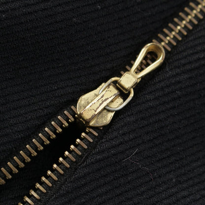 Chanel Vintage Wool CC Logo Pants Black 40 — view 7