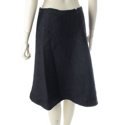 Chanel Tweed Sleeveless Top Skirt Set Navy 40 — view 6