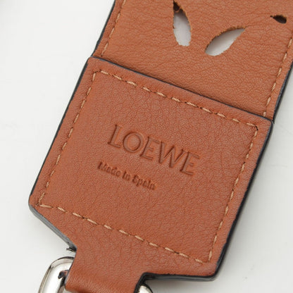 Loewe Leather Anagram Logo Shoulder Strap Tan Brown — view 3