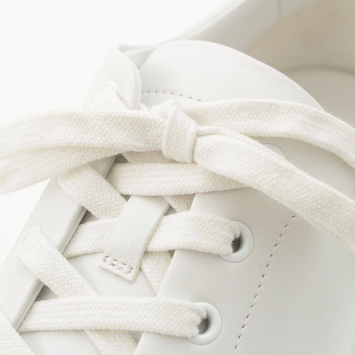 Hermes Happy Leather Sneakers White — view 9