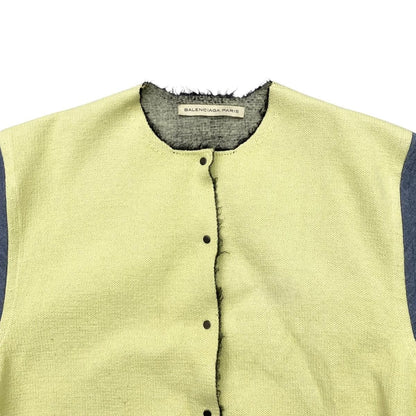 Balenciaga Diggan Bicolor 34 Yellow Blue T-Shirt — view 3