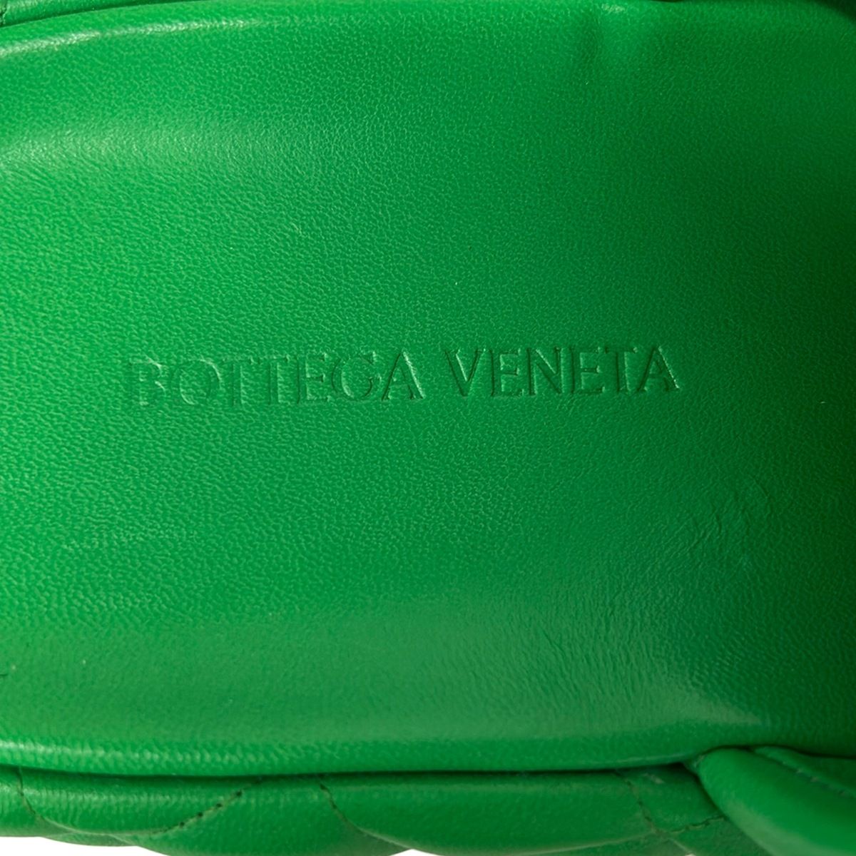 Bottega Veneta Sandals 37 Green Intrecciato Leather — view 5