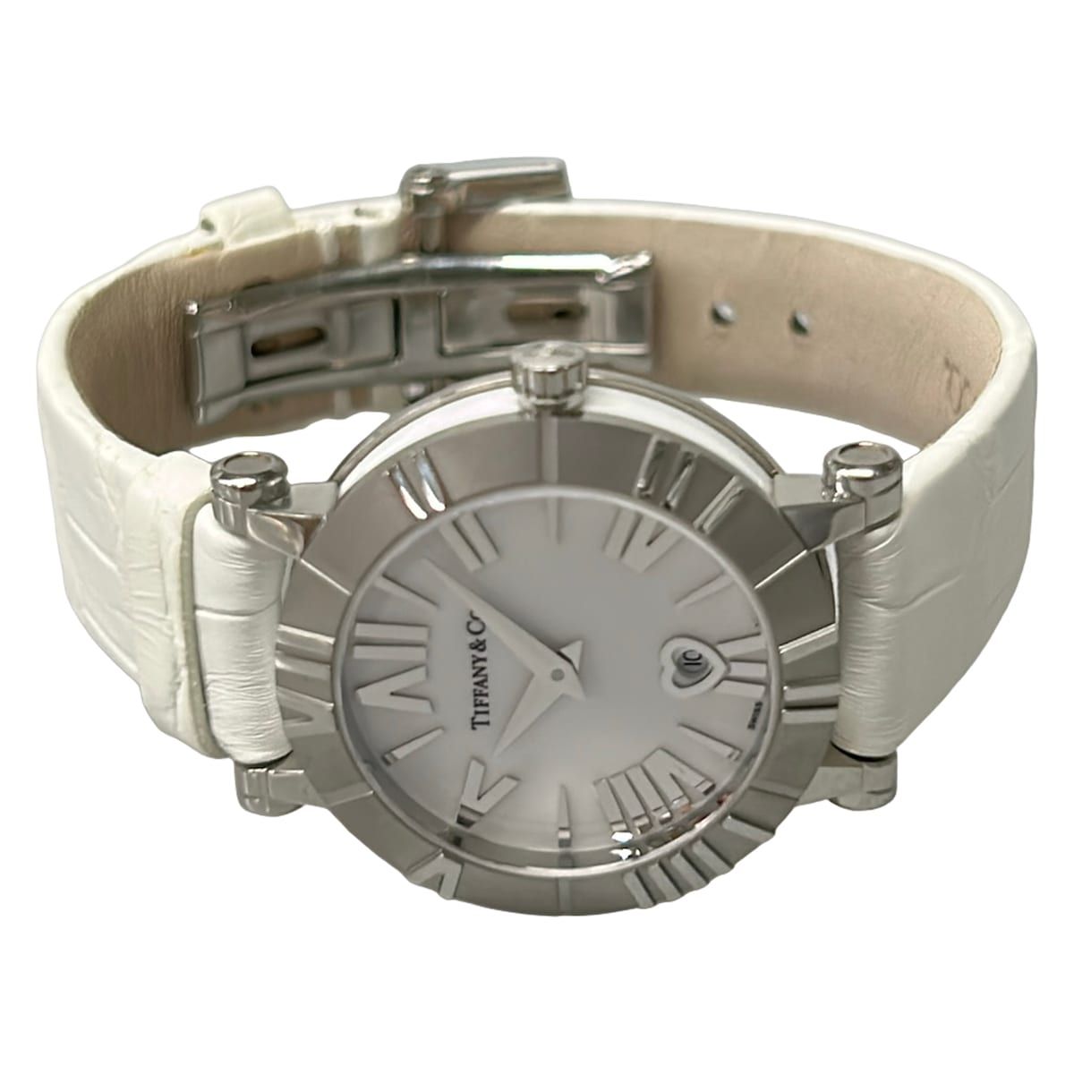 Tiffany & Co Watch Atlas Round White — view 2