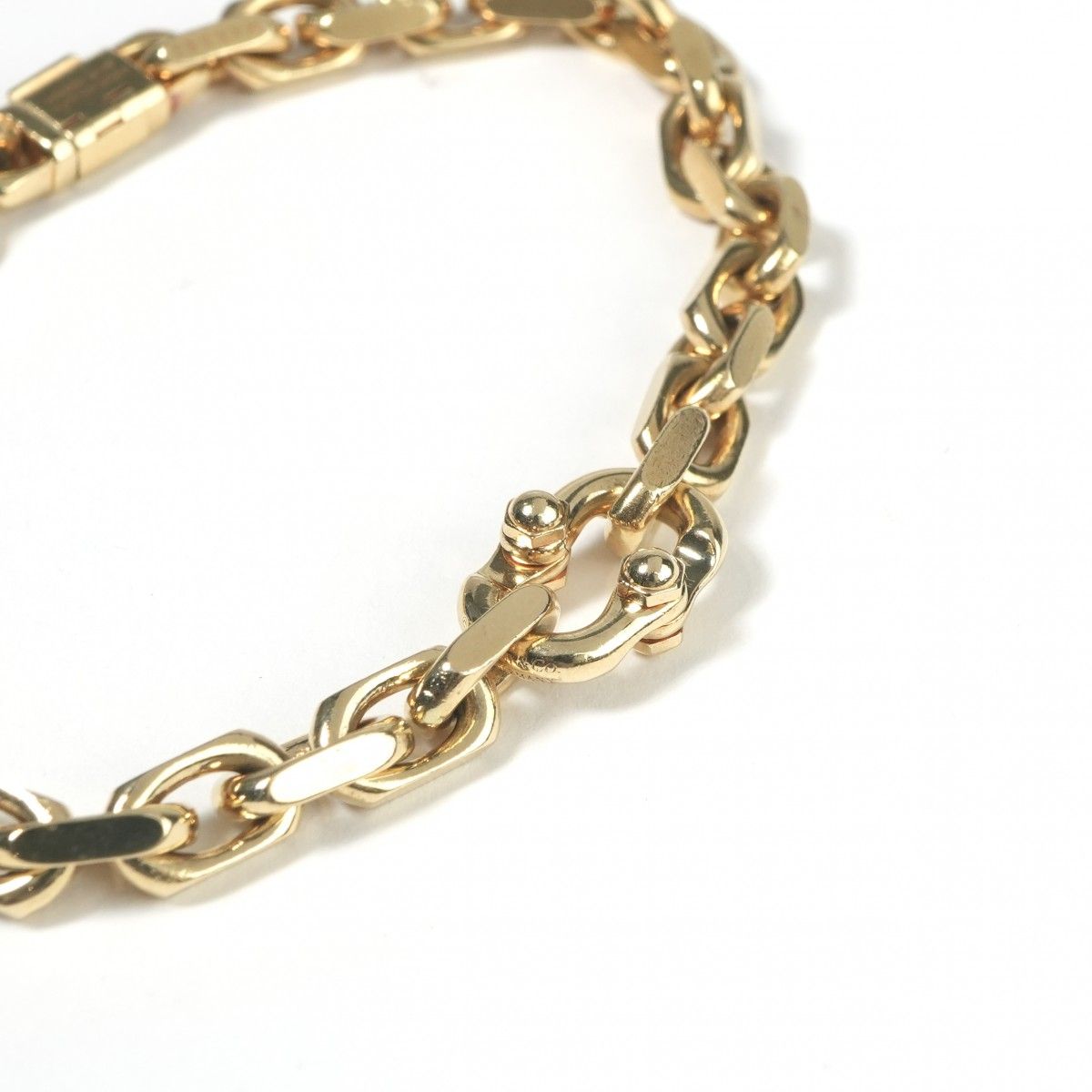 Tiffany & Co Narrow Bracelet Makers Bangle Calf Gold Yellow — view 2