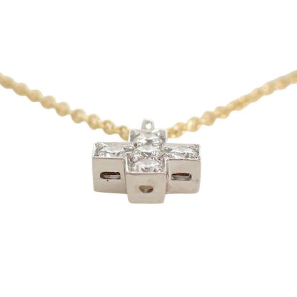 Tiffany & Co Cruciform Necklace Platinum Gold Silver — view 6