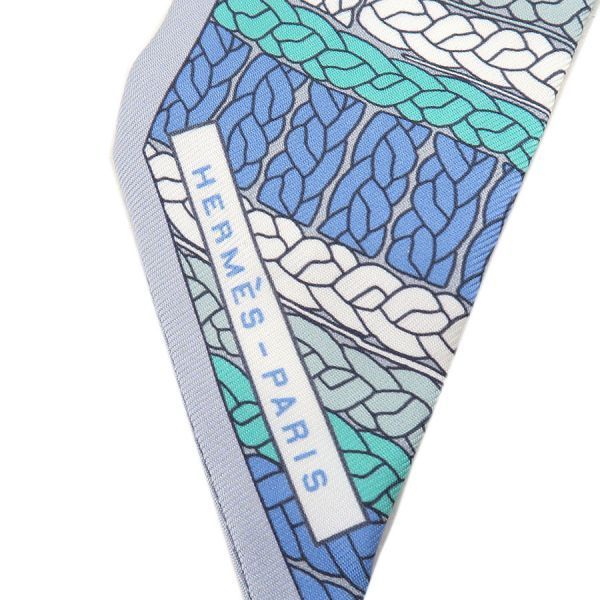 Hermes Twilly Scarf Blue — view 6