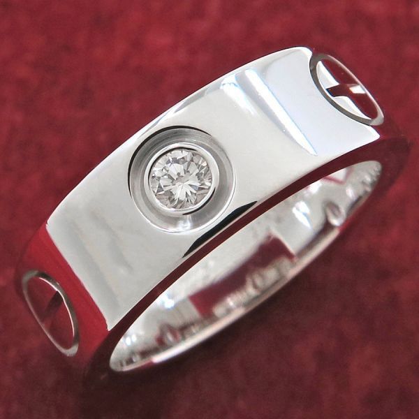 Cartier Love Ring Half Diamond — view 5