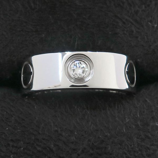 Cartier Love Ring Half Diamond
