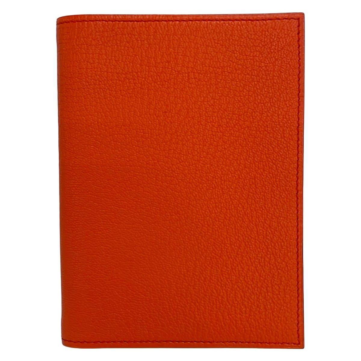 Hermes Notebook Agenda GM Orange Poppy Silver