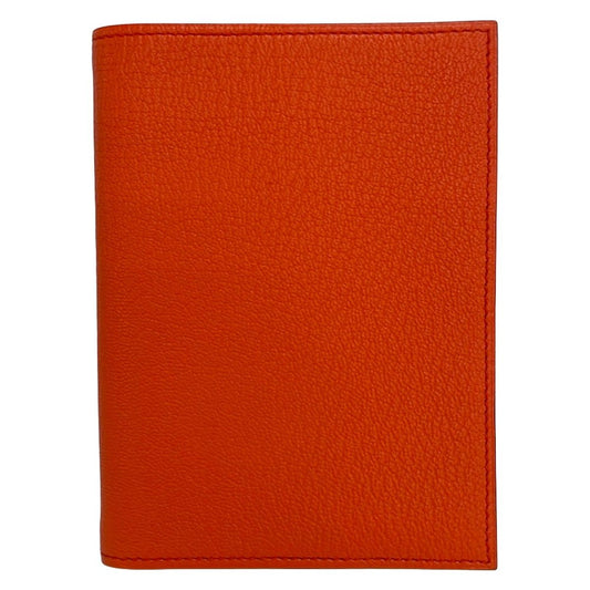Hermes Notebook Agenda GM Orange Poppy Silver