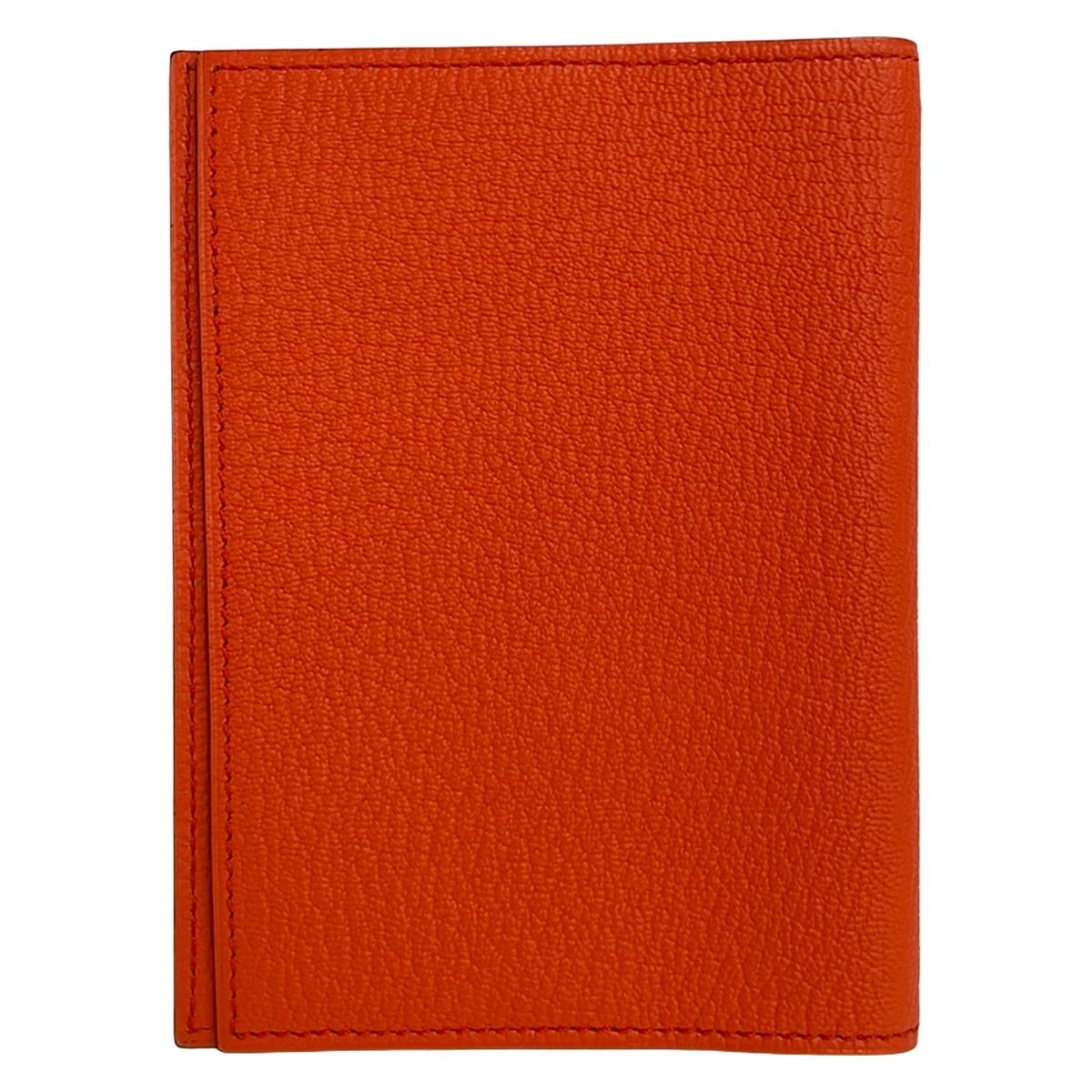 Hermes Notebook Agenda GM Orange Poppy Silver — view 2