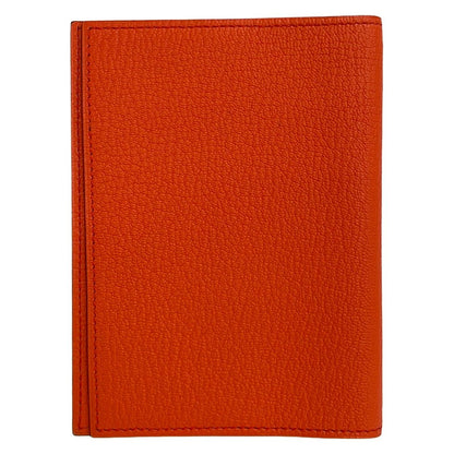 Hermes Notebook Agenda GM Orange Poppy Silver — view 2