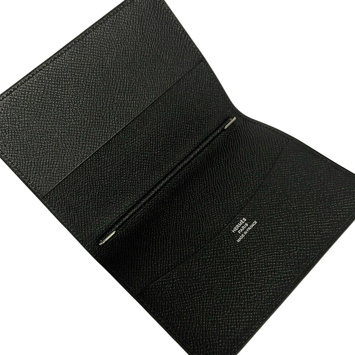 Hermes Notebook Agenda GM Black Silver — view 3